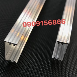 Bộ thanh nhôm led và máng, 2 đầu bịt