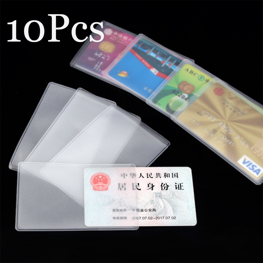 Set 10 bọc đựng thẻ PVC trong