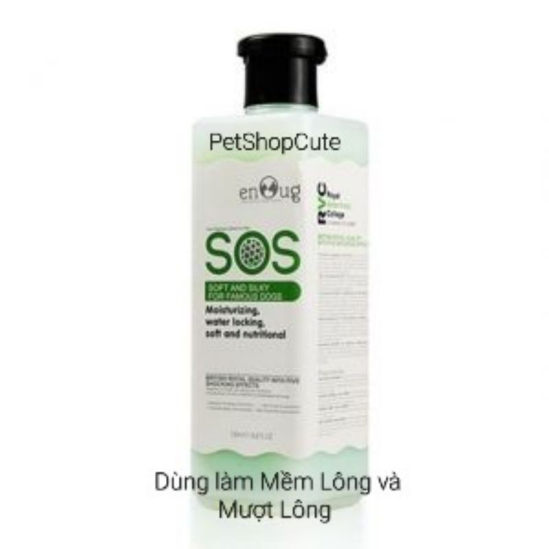Sữa Tắm SOS chính hãng cao cấp cho Chó Mèo (530ml)
