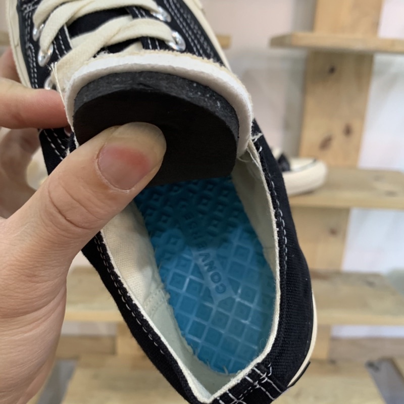 Giày Thể Thao Lót Xanh Mũi Bóng Nam Nữ, Tặng Tất Hộp Bill