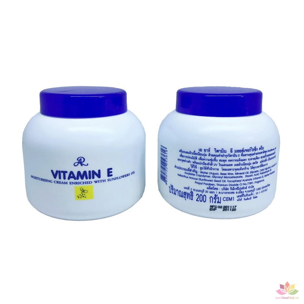 Kem dưỡng ẩm Vitamin E Aron Thái Lan