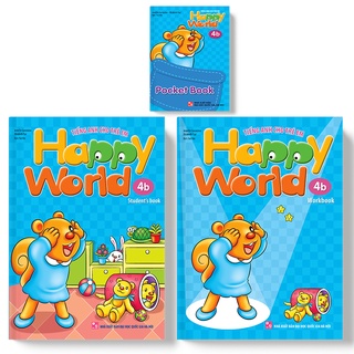 Sách: happy world - tiếng anh cho trẻ em, bộ 4b