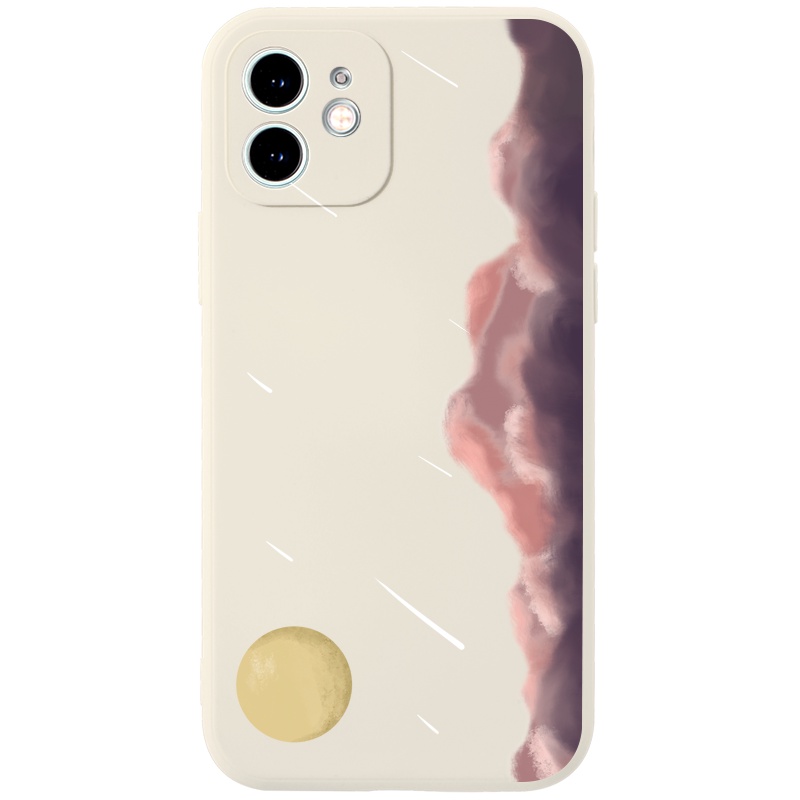 Ốp lưng JURSUE mềm hình cặp đôi dễ thương đẹp cho iPhone 13 12 11 Pro Max SE 2020 X XR XS 8 7 ip 6S 6 Plus kute Y1824
