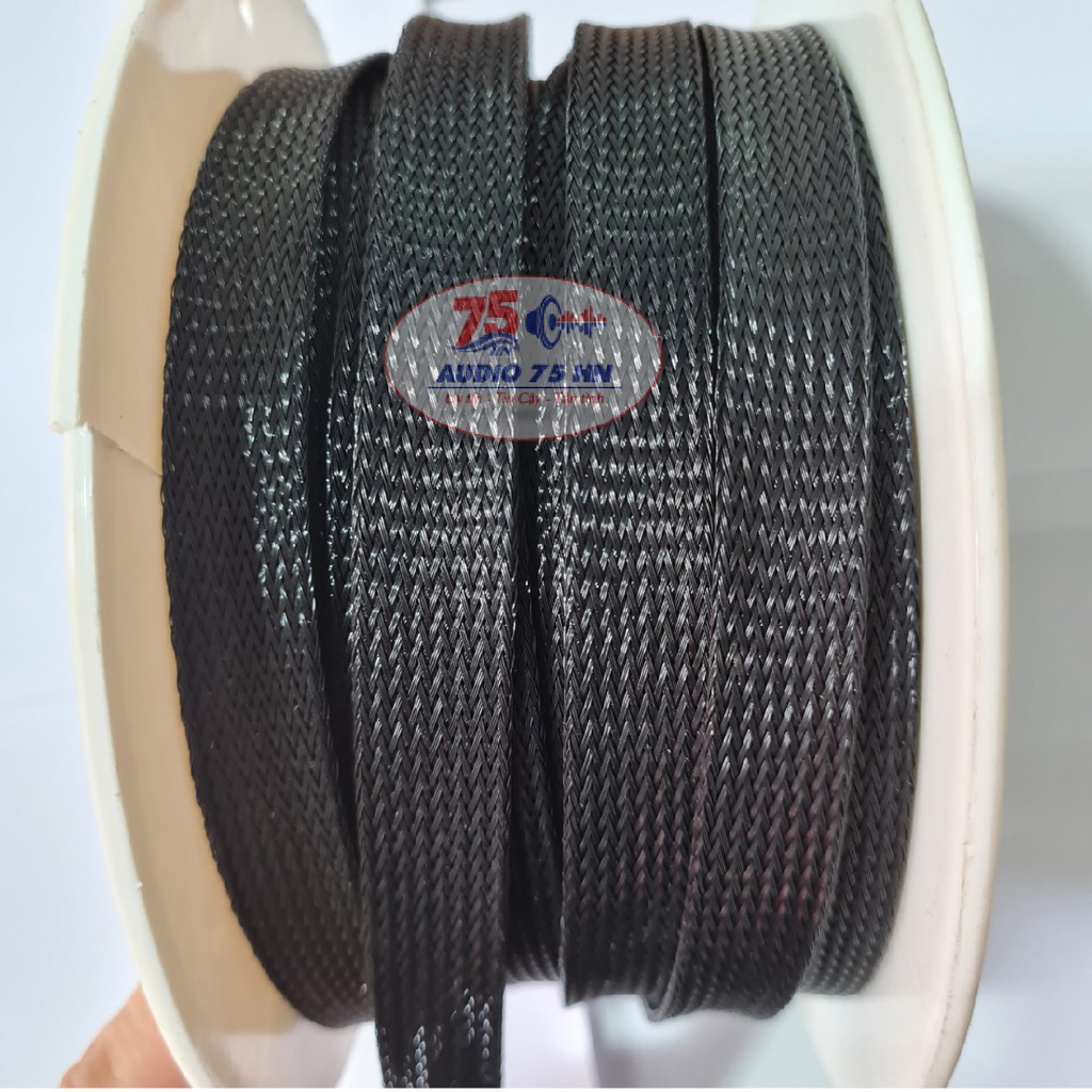 01 met Dây xác rắn vải bọc ngoài dây âm thanh, dây điện, dây tín hiệu phi 6mm nhiều màu