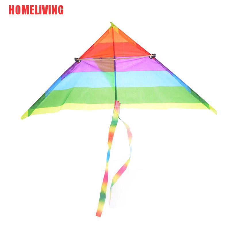 1 Diều Đồ Chơi Màu Cầu Vồng Không Có Thanh Và Dây Điều Khiển Cho Bé