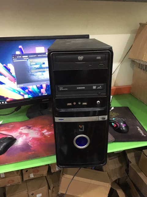 Thùng máy tính giga h61 g2xxx ram 4gb vga rời nguồn cst | BigBuy360 - bigbuy360.vn