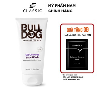 Sữa Rửa Mặt Nam Cho Da Dầu Bulldog Oil Control Face Wash 150ml