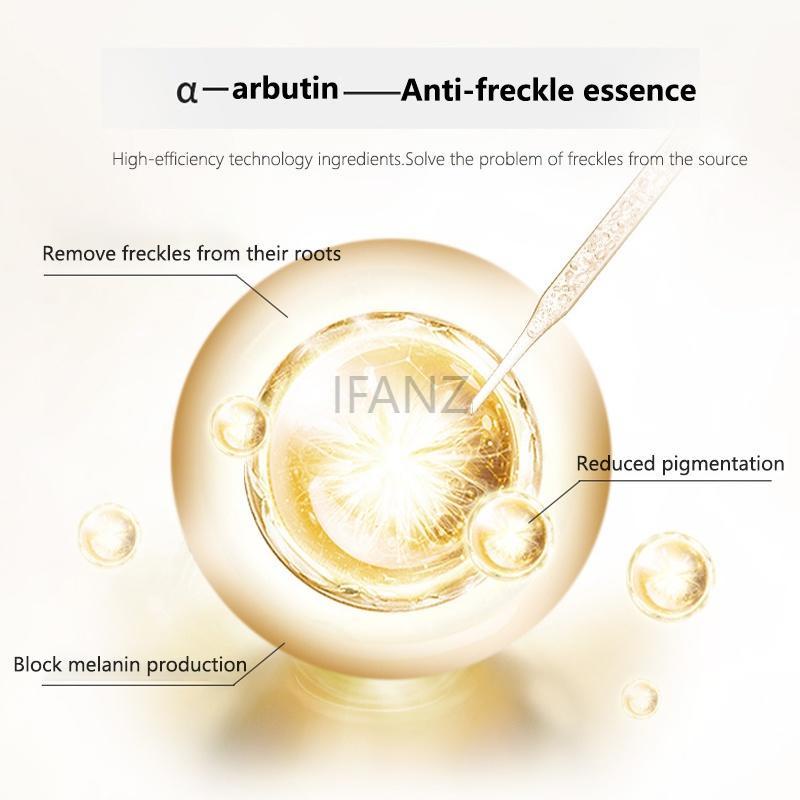 Kem Hỗ trợ giảm tàn nhang Làm Trắng Da Loại Bỏ Nám Sắc Tố Melanin Dưỡng Ẩm Chống Lão Hóa 30ml