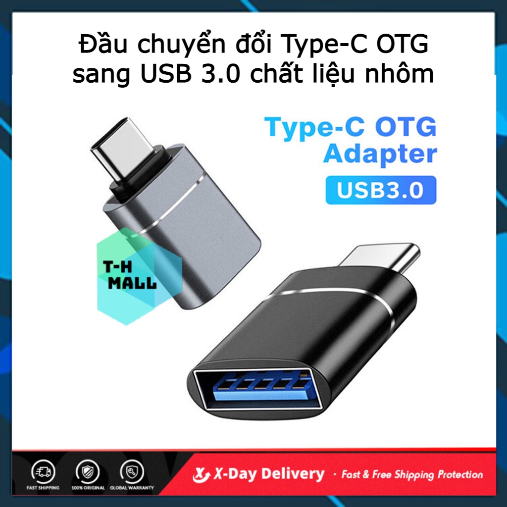 Bộ Chuyển Đổi OTG USB 3.0 Sang Type-C Chất Lượng Cao Bộ Chuyển Đổi USB 3.0 Cái Sang USB C Đực Mini Truyền Dữ Liệu