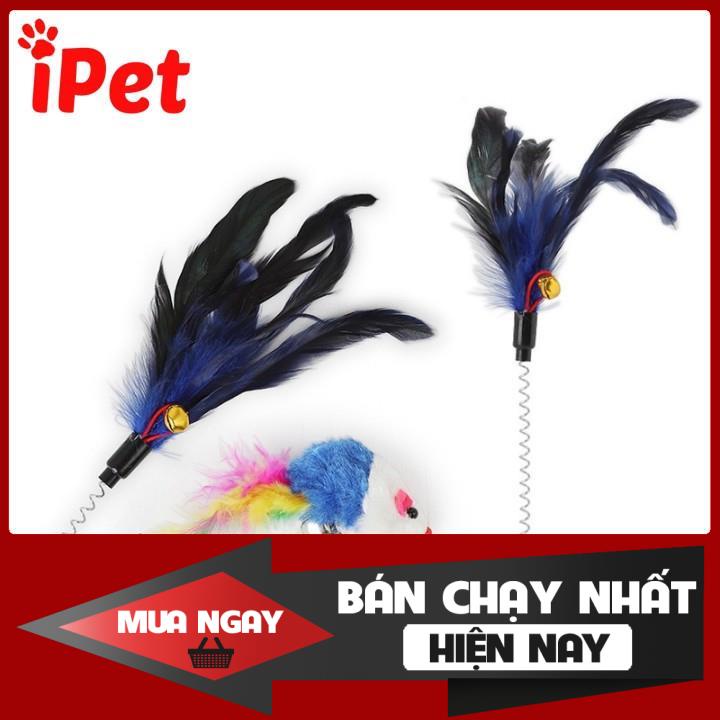 Chuột Đồ Chơi Lò Xo Có Mút Gắn Cho Chó Mèo - iPet Shop 0