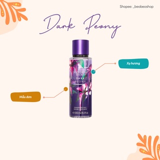 Xịt thơm bodymist Victoria’s Secret Dark Peony - 250ml