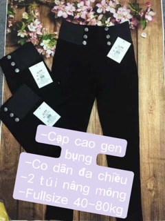 Tregging 6 cúc bigsize , mua 2c/200k