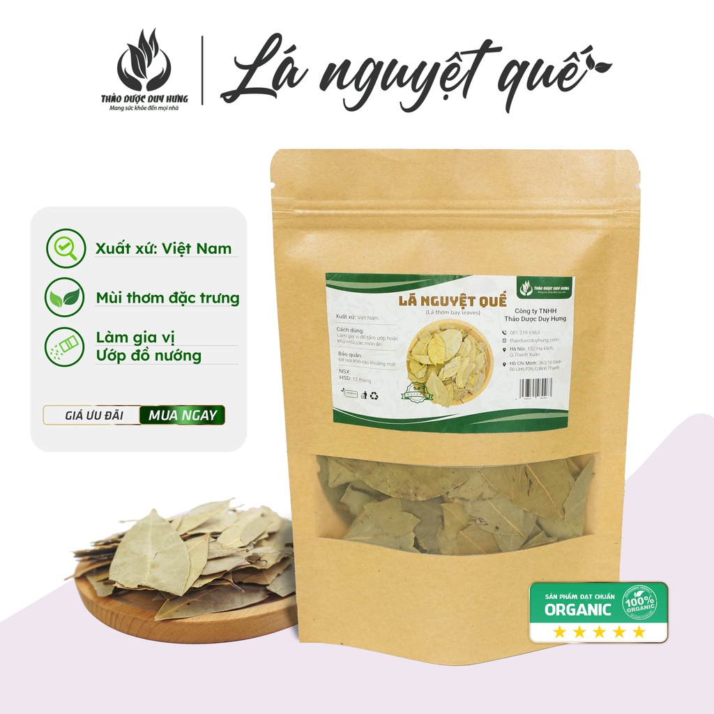 Mua Lá nguyệt quế (Lá Bay Leaf) khô Gia vị tẩm ướp trong nhiều món ăn
