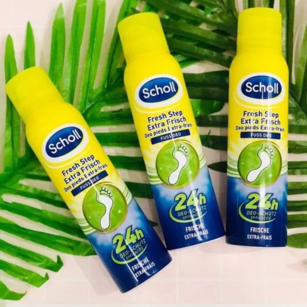 Xịt khử mùi hôi chân, hôi giày Scholl 150ml, Hàng Đức - Shop Lavenic