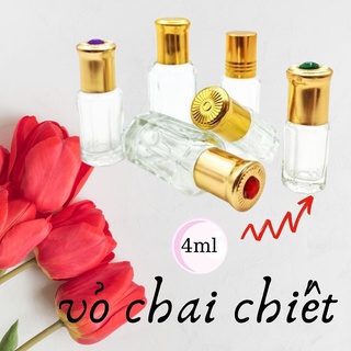 Vỏ bi lăn Dubai 4ml thủy tinh