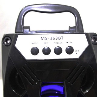 (Siêu Siêu Rẻ) Loa gỗ Bluetooth MS-363BT xách tay 