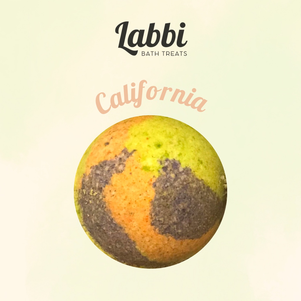 CALIFORNIA [Labbi] Bath bomb / Viên sủi bồn tắm / Bom tắm