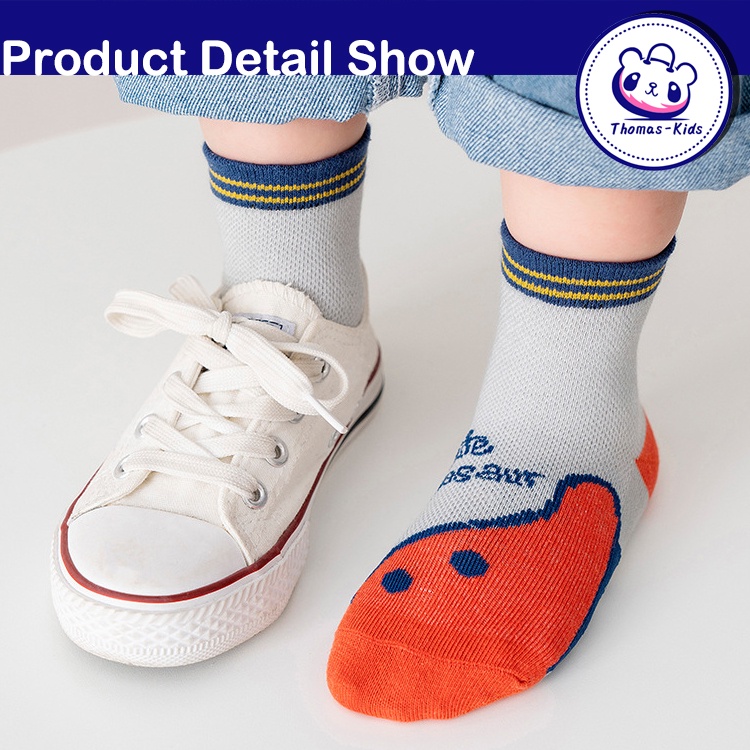 [THOMAS KIDS] Vớ Cotton Thoáng Khí Thời Trang Dành Cho Bé Trai Và Bé Gái Từ 1-12 Tuổi