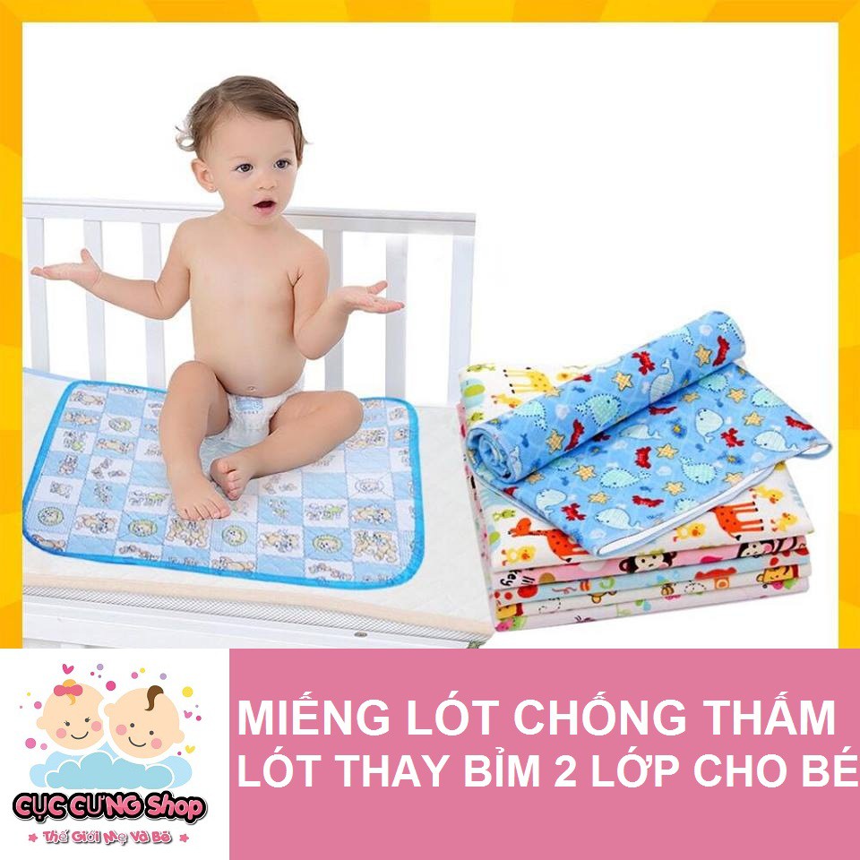 Lót chống thấm cho bé kích thước 49cm x 65cm