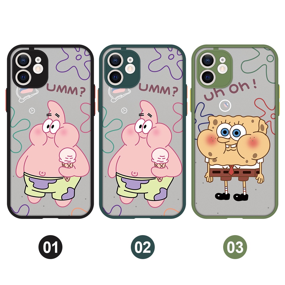 Ốp Điện Thoại Silicone Chống Sốc In Hình SpongeBob Cho Huawei Nova 3i 2i 5T Mate 20 30 Pro P30 P40 Pro