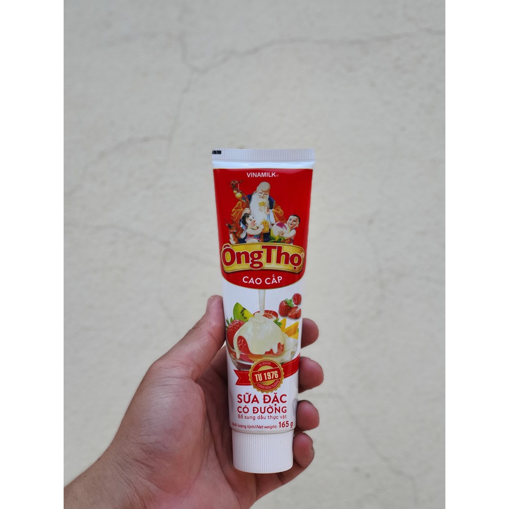 Sữa Đặc Có Đường Ông Thọ Đỏ Dạng Tuýp 165Gram Nhỏ Gọn Tiện Lợi | BigBuy360 - bigbuy360.vn