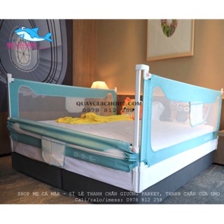 Thanh chắn giường Parkey CAO 92CM, 8 Cấp độ nệm hàng xuất Nhật