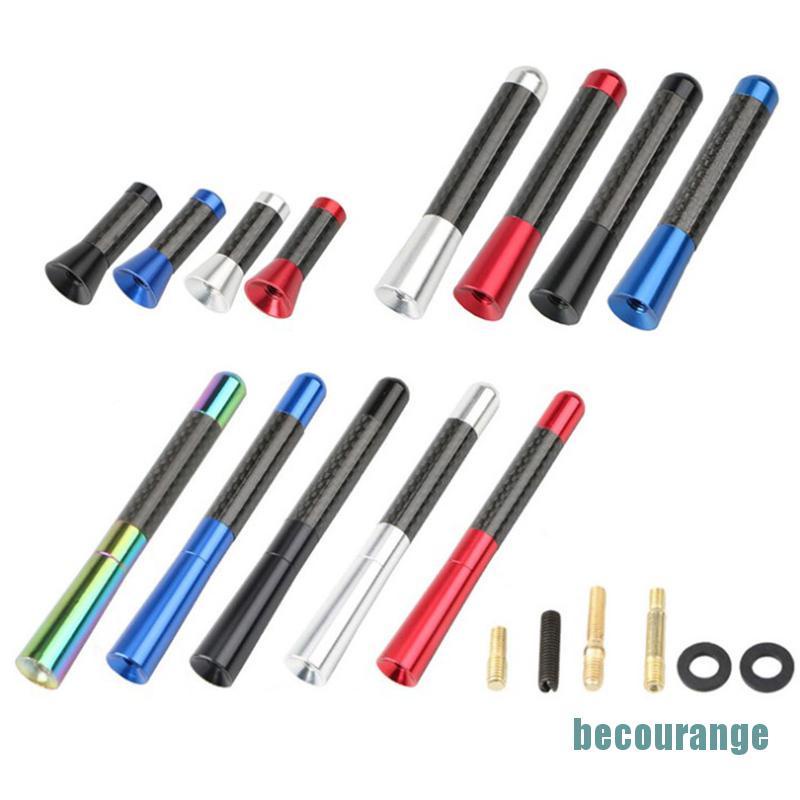 1 Ăng ten sợi carbon phụ kiện trang trí xe hơi 3.5cm 8cm 12cm 28cm