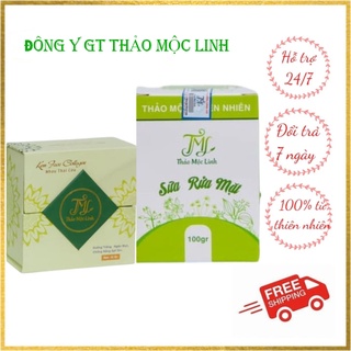 combo 2 kem face thảo mộc linh + 3 bột rửa mặt