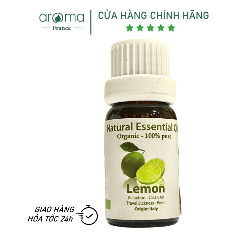 Tinh Dầu Thiên Nhiên / AROMA / Vỏ Chanh - Lemon Essential Oil 10ml