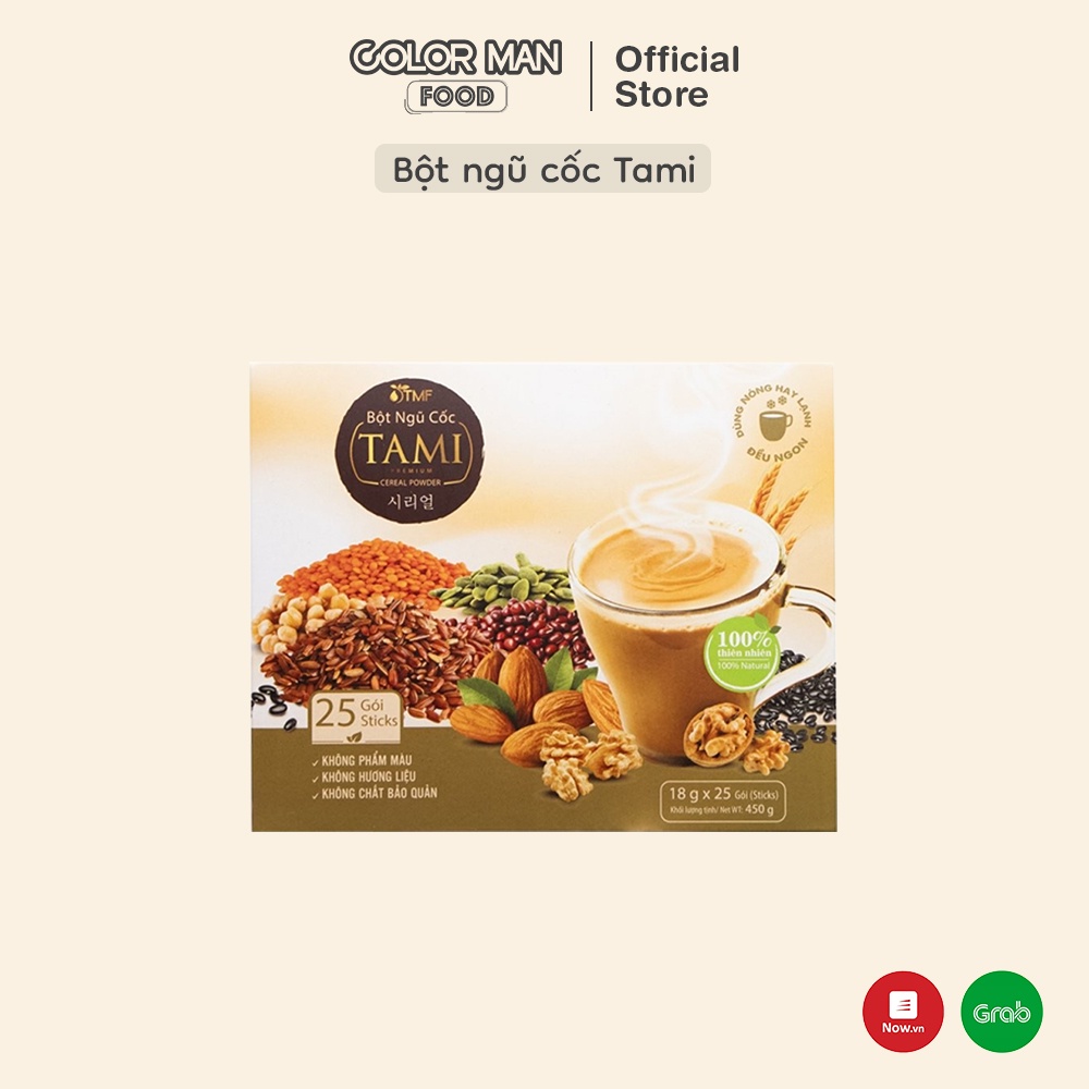 [DATE 14/12/23]Bột Ngũ Cốc Tami 450g (25 gói)