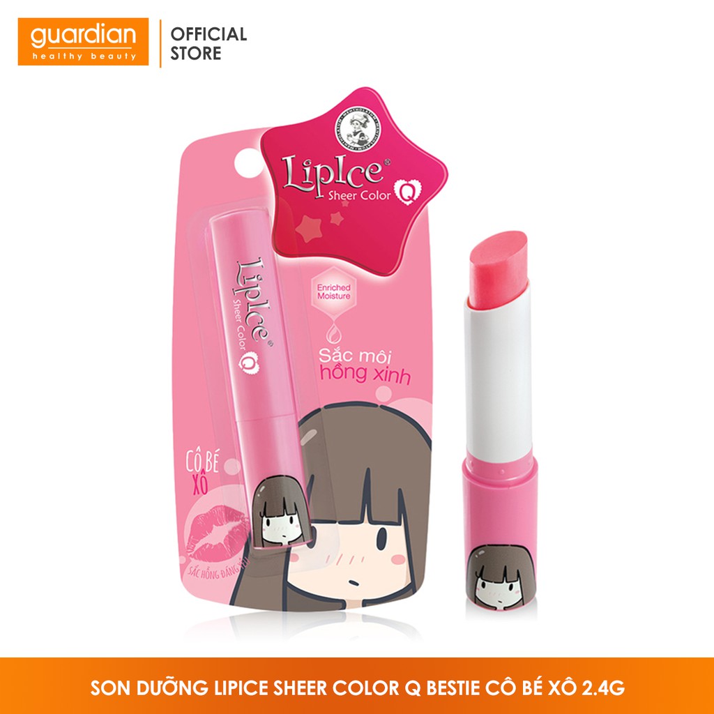 Son dưỡng LipIce Sheer Color Q Bestie Cô Bé Xô 2.4g