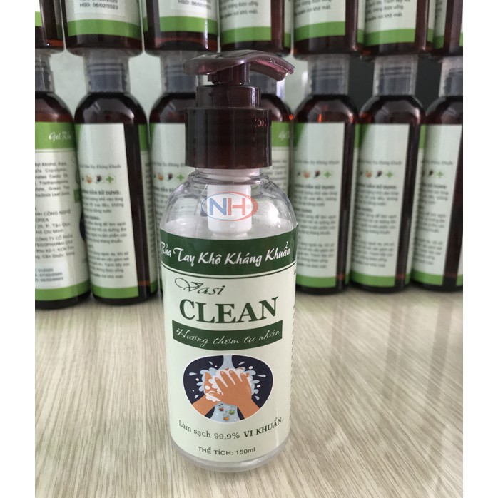 Gel Rửa Tay Khô Kháng Khuẩn Hương Thơm Tự Nhiên Vasi CLEAN 200ml | BigBuy360 - bigbuy360.vn