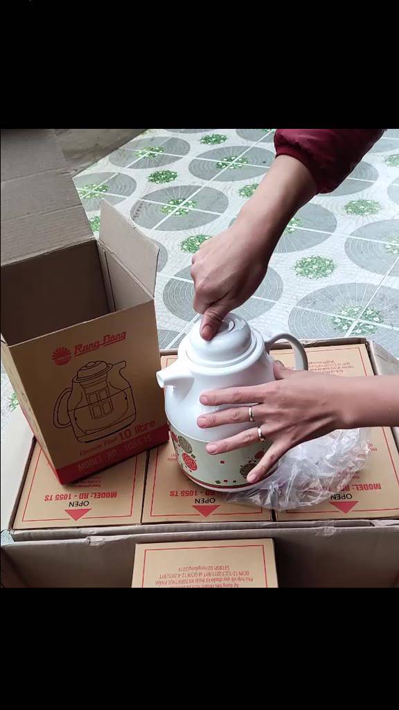 Phích nước rạng đông bình pha trà giữ nhiệt đựng nước nóng dung tích 1 lít RD 1055 TS có lưới lọc. | BigBuy360 - bigbuy360.vn