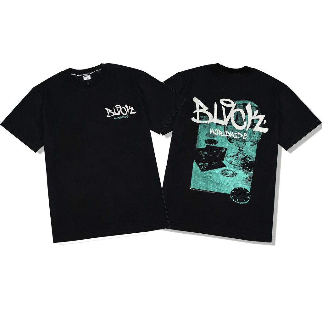 Áo thun BLVCK Blackjack - Màu đen | BigBuy360 - bigbuy360.vn