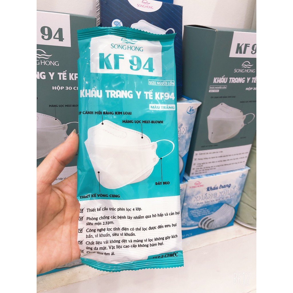 Khẩu trang y tế KF94 Sông Hồng