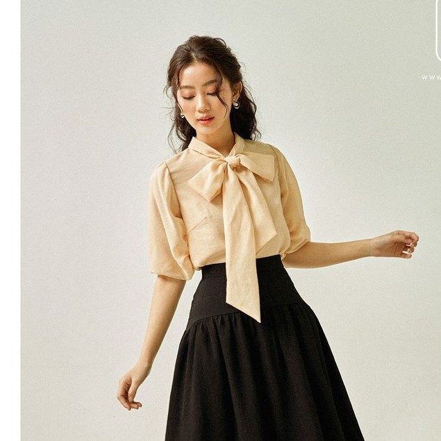 OLV - Áo Bow Tie Creamy Top