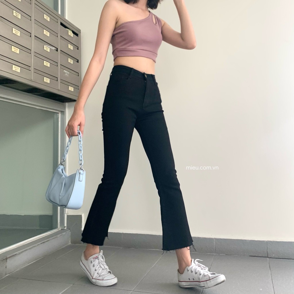 [ Miều ] Quần dài jeans ống loe -Long Jeans ( 1026 )