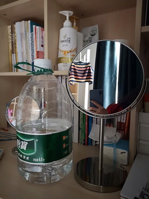 Gương soi trang điểm để bàn cao cấp 2 mặt