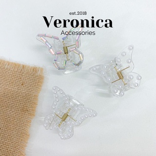 Kẹp tóc càng cua hình bướm Butterflies Hàn Quốc phụ kiện tóc veronica