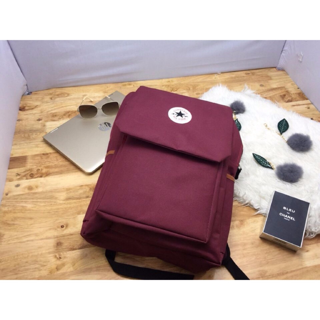 Ba lô nam nữ thời trang K123 (hồng đậm)