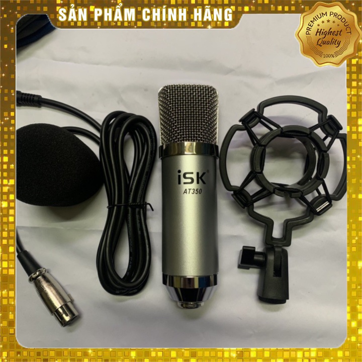 [Mã ELHACE giảm 4% đơn 300K] Chọn Bộ Mic AT350-Sound Card K300 Hát Thu âm karaoke mới nhất bảo hành 1 năm