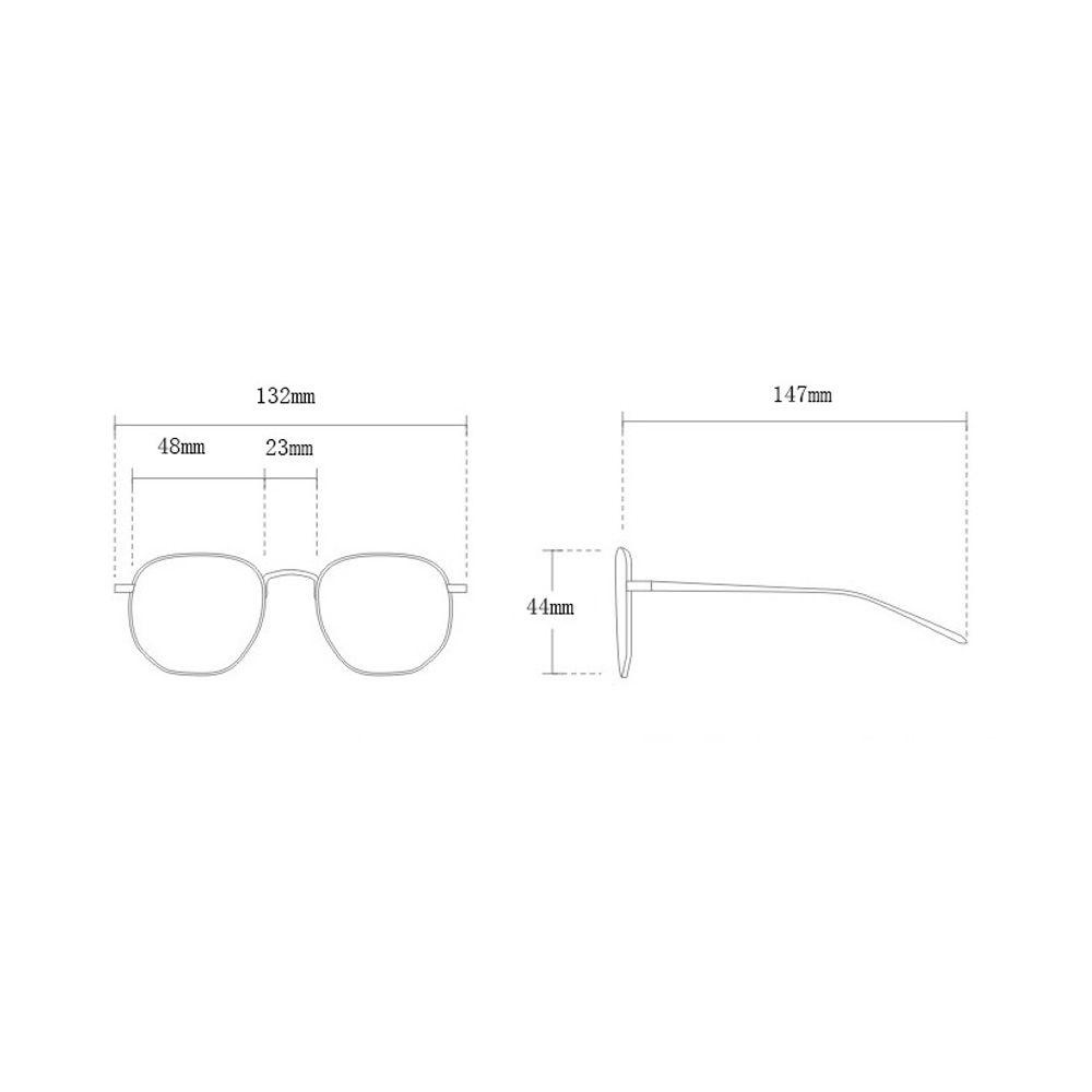 Kính Đọc Sách Gọng Kim Loại Tròn Mỏng Nhẹ Chống Ánh Sáng Xanh Phong Cách Hàn Quốc Thời Trang Thanh Lịch Cho Nữ