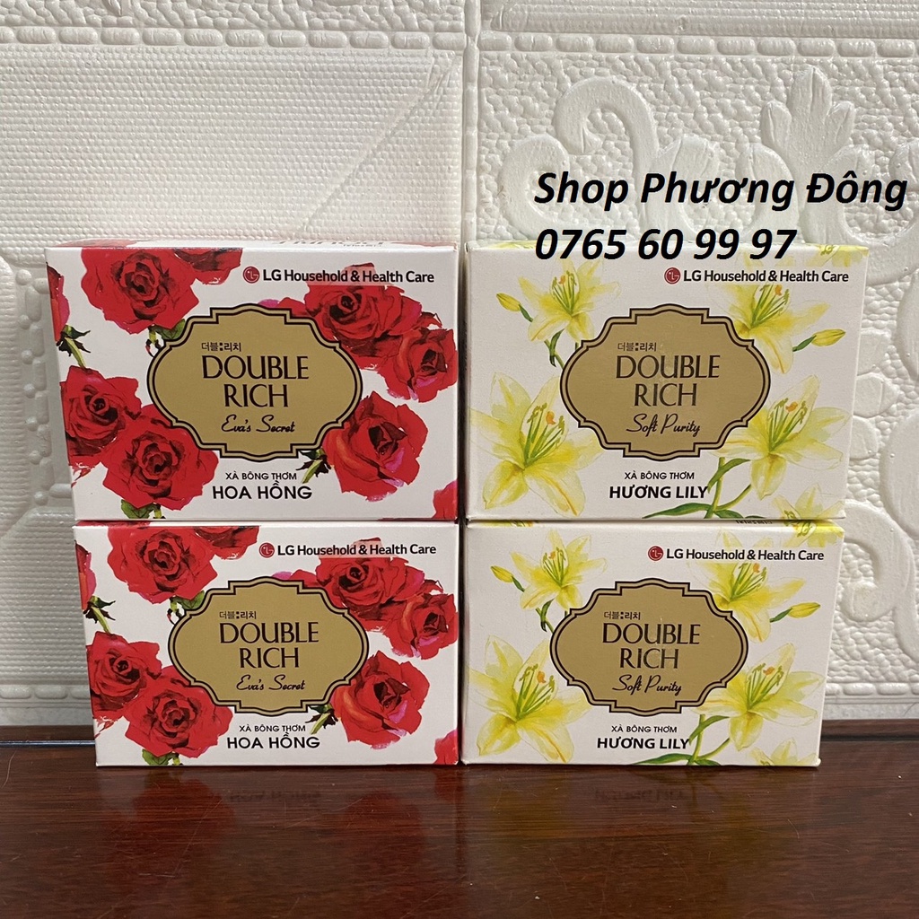 Xà bông cục Double Rich 90g