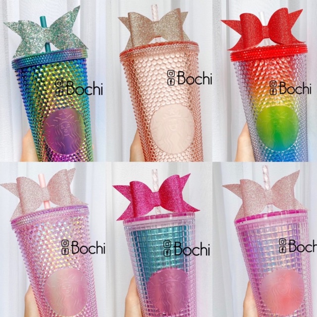 🎀STARBUCKS Topper Nơ Ống hút