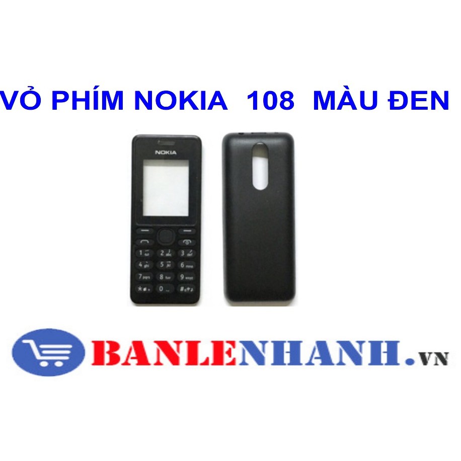 VỎ PHÍM NOKIA 108 MÀU ĐEN