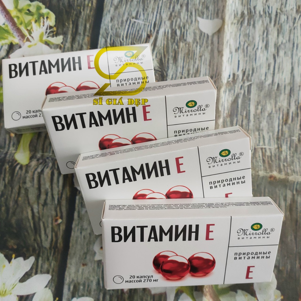 Viên vitamin e đỏ Nga - Chính Hãng