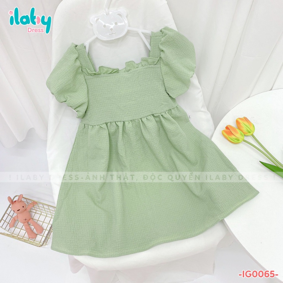 Váy công chúa bé gái ILABY thiết kế tay bồng công chúa [10IG00650421] – HÀNG MỚI VỀ – ILABY >>> top1shop >>> shopee.vn