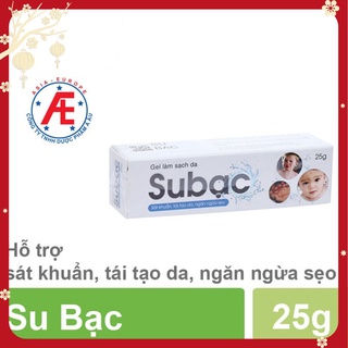 Gel SuBạc - Giúp sát khuẩn, tái tạo da, ngăn ngừa sẹo. Hỗ trợ điều trị tay chân miệng, thủy đậu, zona, herpes (Tub 25g)