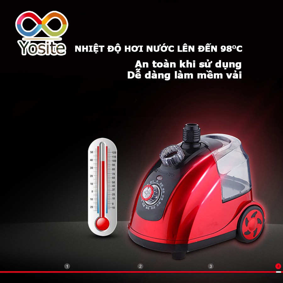 Bàn là hơi nước cây Yangzi Bàn ủi hơi nước công suất lớn 1800W 11 chế độ- phù hợp với mọi loại vải