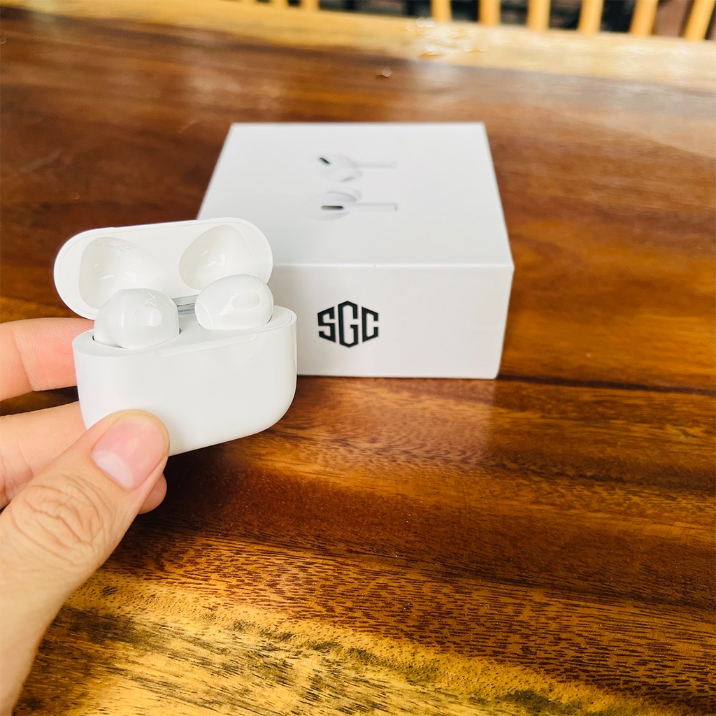 Tai Nghe Bluetooth không dây AP3-SGC Cảm Biến Đa Điểm Không Dây 5.0 Định Vị - Đổi Tên - Sạc Không Dây